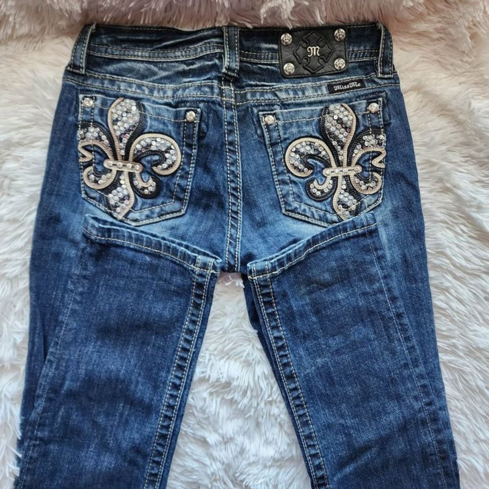 Girls Miss Me Size 16 Skinny Jeans Like New